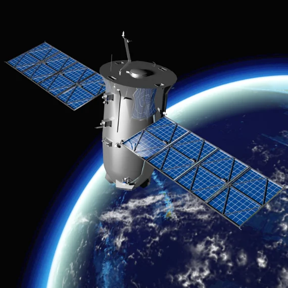 Satellite in orbit